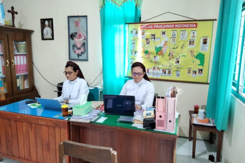 Pertemuan Pengurus Harian Yayasan Santa Maria Banjarmasin Dengan Tenaga Kependidikan TK dan SD St. Fransiskus Boyolali – Jawa Tengah